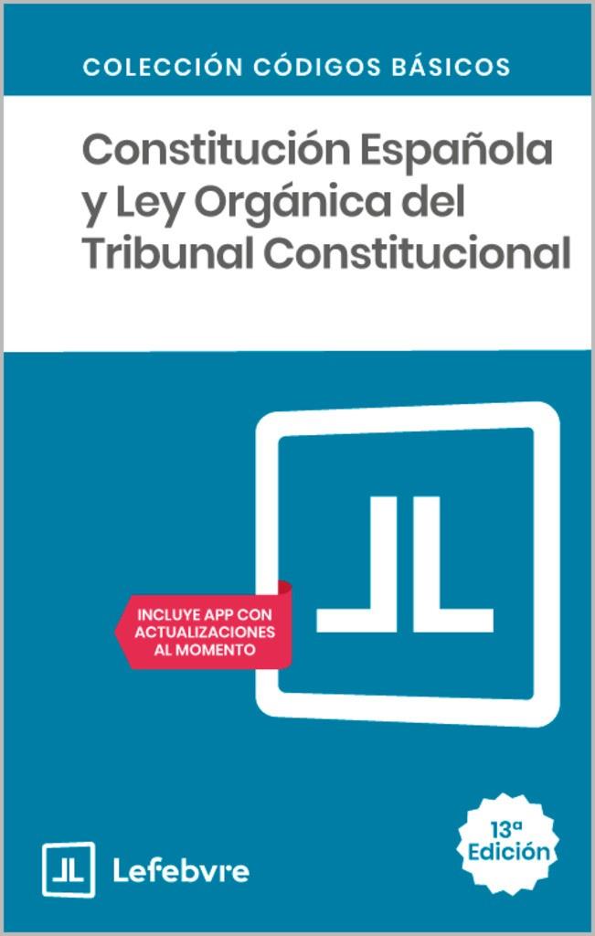 CONSTITUCION ESPAÑOLA Y LOTC 14 ED (2026) | 9791387925703