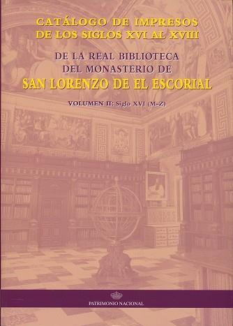 CATÁLOGO DE IMPRESOS VOLUMEN 2 SIGLO XVI (M-Z) | 9788471204646 | GUIRAU CABAS, JOSÉ MANUEL