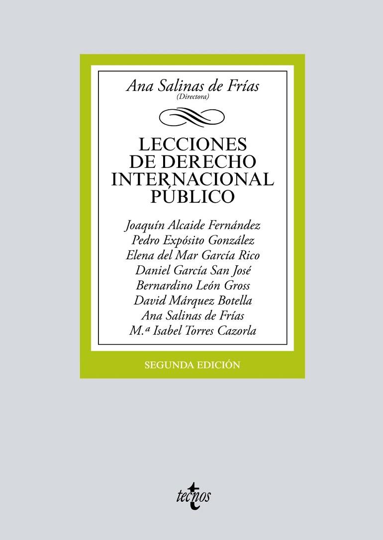 LECCIONES DE DERECHO INTERNACIONAL PÚBLICO | 9788430976508 | SALINAS DE FRÍAS, ANA / ALCAIDE FERNÁNDEZ, JOAQUÍN / EXPÓSITO GONZÁLEZ, PEDRO