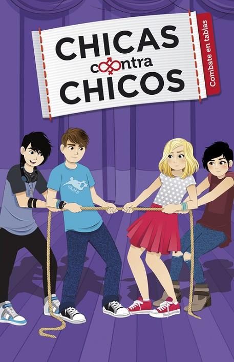 CHICAS CONTRA CHICOS 03 : COMBATE EN TABLAS | 9788420484525 | EN LAS NUBES, ALI