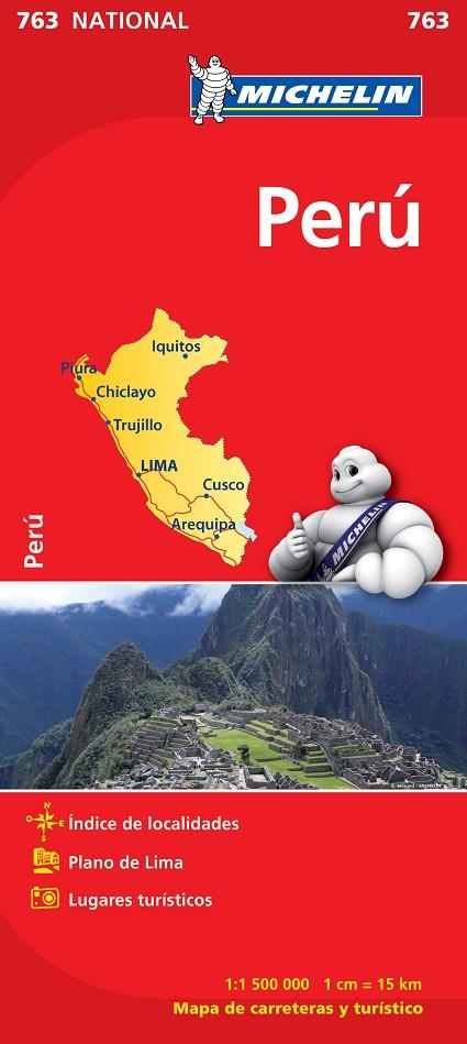 PERÚ : MAPA 763 | 9782067173446 | VARIOS AUTORES