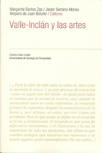VI/7-VALLE-INCLÁN Y LAS ARTES | 9788498879506 | VARIOS AUTORES