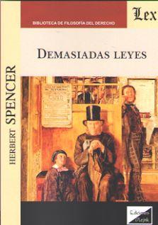 DEMASIADAS LEYES | 9789563921694 | SPENCER, HERBERT