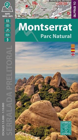 MONTSERRAT : MAPA-GUIA [2025] | 9788470111624