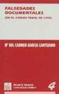 FALSEDADES DOCUMENTALES (EN EL CÓDIGO PENAL DE 1995) | 9788480024730 | GARCÍA CANTIZANO, Mª DEL CARMEN