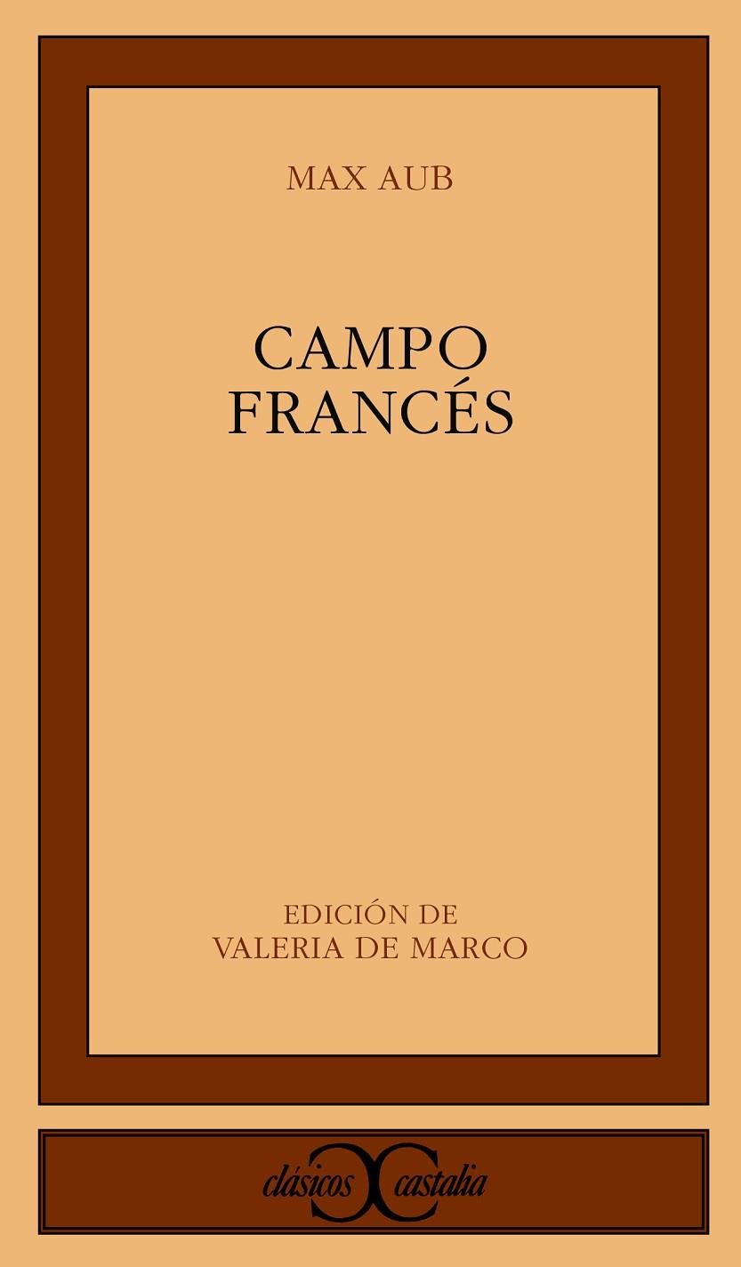 CAMPO FRANCÉS | 9788497402439 | AUB, MAX / DE MARCO, VALERIA