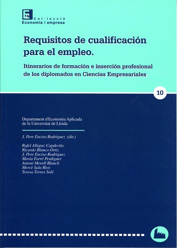 REQUISITOS DE CUALIFICACIÓN PARA EL EMPLEO | 9788484090762 | VARIOS AUTORES