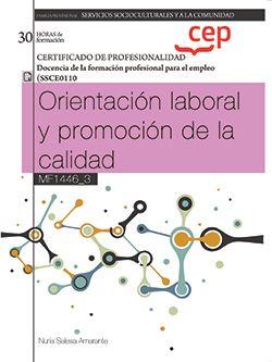 MANUAL ORIENTACION LABORAL Y PROMOCION DE LA CALIDAD (MF1446_3) | 9788419396983 | NURIA SALESA AMARANTE