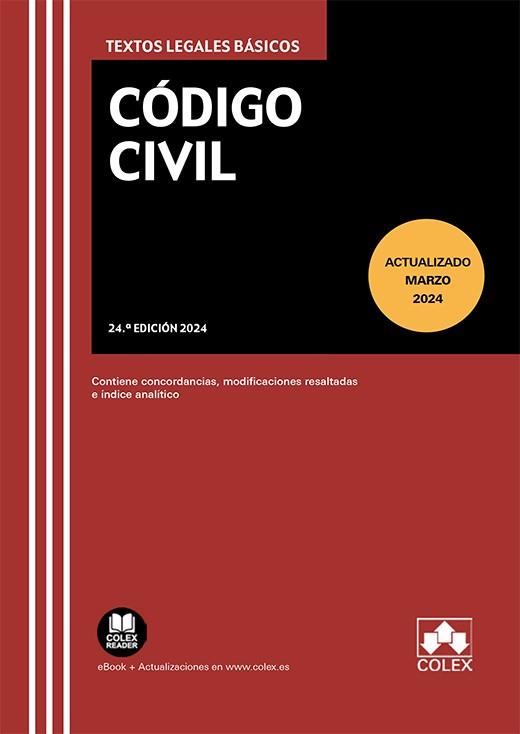 CÓDIGO CIVIL (24º ED. 2024) | 9788411943130 | S.L., EDITORIAL COLEX