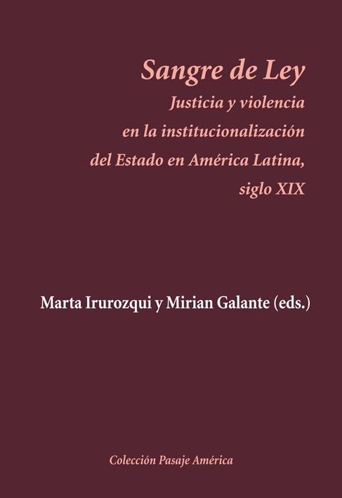 SANGRE DE LEY | 9788496813571 | IRUROZQUI VICTORIANO, MARTA/GALANTE BECERRIL, MIRIAN/Y OTROS