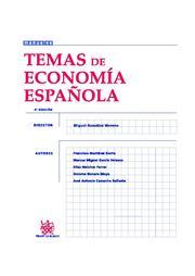 TEMAS DE ECONOMÍA ESPAÑOLA | 9788498762815 | MIGUEL GONZÁLEZ MORENO/FRANCISCO MARTÍNEZ SIERRA/MARCOS MIGUEL GARCIA VELASCO/ELIAS MELCHOR FERRER/D
