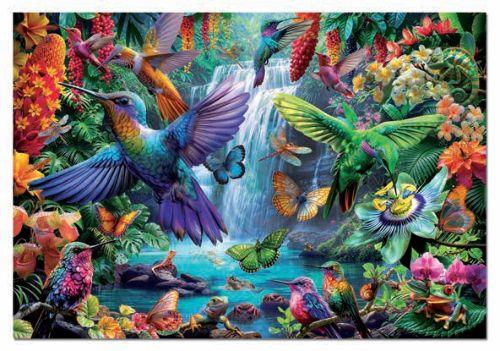PUZLE 1000 PECES COLIBRIES TROPICALES | 8412668205550