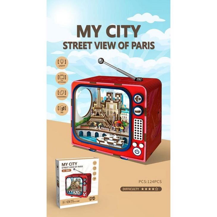 PUZZLE FUSTA 100 PCS. MY CITY PARIS | 8431234198010