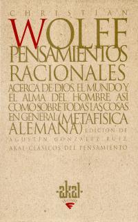 PENSAMIENTOS RACIONALES | 9788446009658 | WOLFF, CHRISTIAN