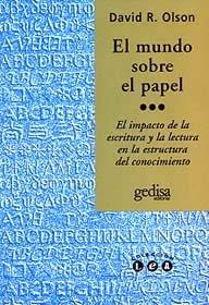 MUNDO SOBRE EL PAPEL, EL | 9788474326222 | OLSON, DAVID R.