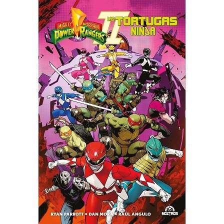 MIGHTY MORPHIN POWER RANGERS  VS LAS TORTUGAS NINJA 02 | 9788419903679 | PARROT, RYAN / MORA, DAN