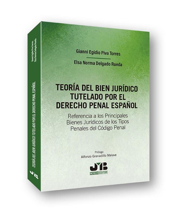 TEORÍA DEL BIEN JURÍDICO TUTELADO POR EL DERECHO PENAL ESPAÑOL | 9788412242904 | PIVA TORRES, GIANNI EGIDIO / DELGADO RUEDA