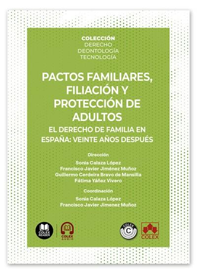 PACTOS FAMILIARES, FILIACIÓN Y PROTECCIÓN DE ADULTOS | 9791370117900 | ÁLVAREZ, HENAR / PÉREZ GIMÉNEZ, MARÍA TERESA / VILLANUEVA LUPIÓN, CARMEN / ANGUITA, ROSA MARÍA