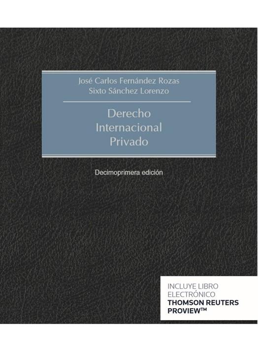 DERECHO INTERNACIONAL PRIVADO (PAPEL E-BOOK) | 9788413085203 | FERNANDEZ ROZAS, JOSE CARLOS