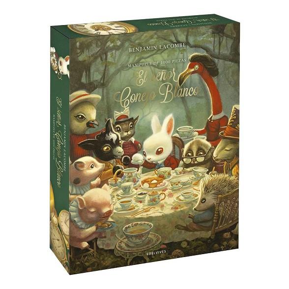 MAXIPUZLE EL SEÑOR CONEJO BLANCO (1000 PIEZAS) | 8414643197638 | LACOMBE, BENJAMIN