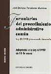 FORMULARIOS DE PROCEDIMIENTO ADMINISTRATIVO | 9788481518603 | VELAZQUEZ MAROTO, MARGARITA