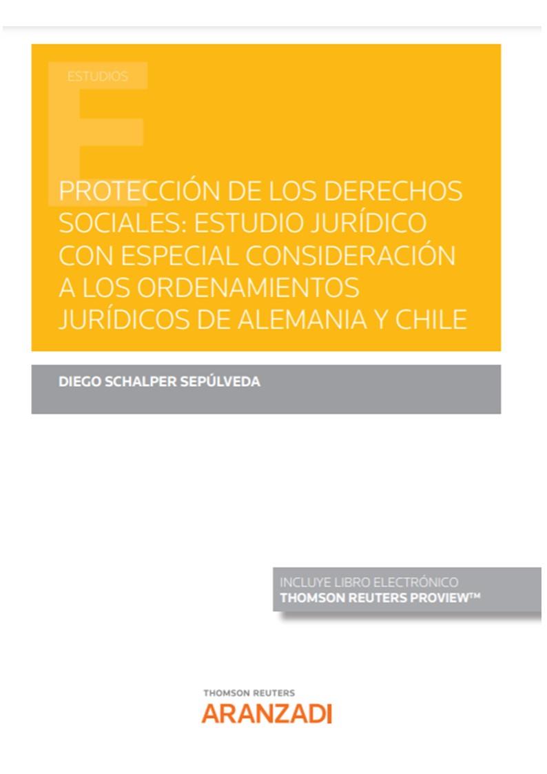 PROTECCION DE LOS DERECHOS SOCIALES. ESTUDIO JURIDICO CON ESPECIAL CONSIDERACIÓN A LOS ORDENAMIENTOS JURÍDICOS DE ALEMANIA Y CHILE | 9788413910239 | SCHALPER SEPÚLVEDA, DIEGO