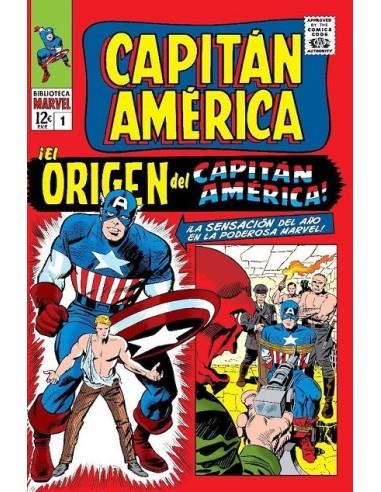 BIBLIOTECA MARVEL. CAPITAN AMERICA 2X1 (Nº 01 Y Nº 02) | 8424248924379