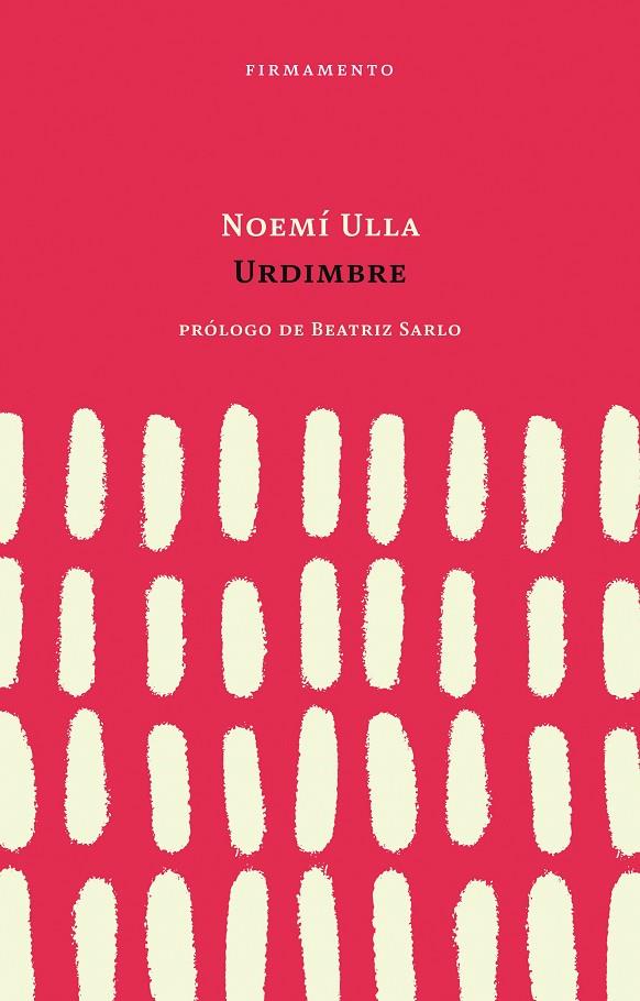 URDIMBRE | 9788412663020 | NOEMÍ ULLA