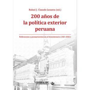 200 AÑOS DE LA POLÍTICA EXTERIOR PERUANA | 9786123184902 | BULLER, CARLOS