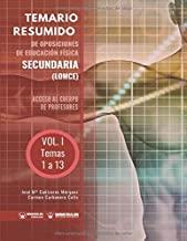 TEMARIO RESUMIDO DE OPOSICIONES DE EDUCACIÓN FÍSICA SECUNDARIA(LOMCE) | 9788417964825 | CARBONERO CELIS, CARMEN
