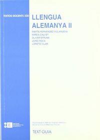 LLENGUA ALEMANYA II | 9788483382400 | ROCA CIRERA, JORDI / CALVET CREIZET, MIREIA / VILAR PANELLA, Mª LORETO / FERNÁNDEZ-VILLANUEVA, MARTA