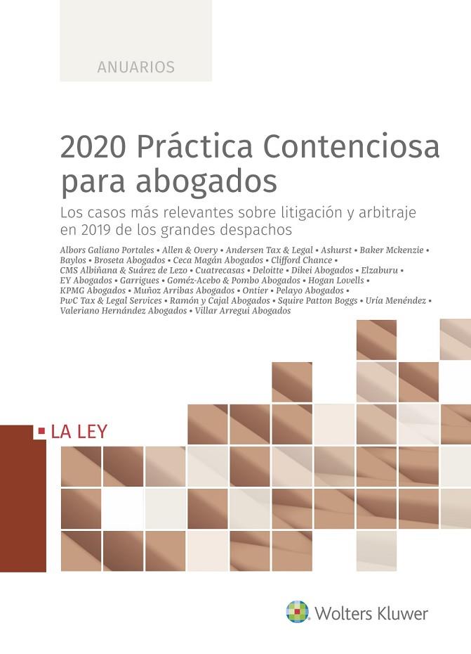 2020 PRÁCTICA CONTENCIOSA PARA ABOGADOS | 9788418349010