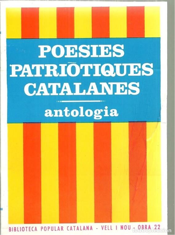 POESIES PATRIOTIQUES CATALANES -ANTOLOGIA- | 9999900001174 | MILLA