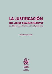 JUSTIFICACIÓN DEL ACTO ADMINISTRATIVO, LA | 9788411476133 | BLANQUER, DAVID