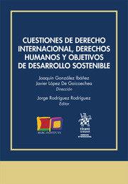 CUESTIONES DE DERECHO INTERNACIONAL, DERECHOS HUMANOS Y OBJETIVOS DE DESARROLLO SOSTENIBLE | 9788411132657 | GONZALEZ IBAÑEZ, JOAQUIN