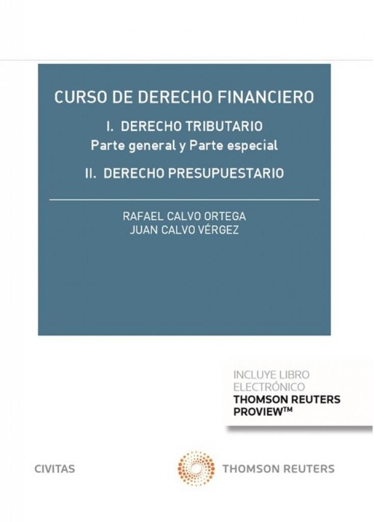 CURSO DE DERECHO FINANCIERO | 9788413464008 | CALVO ORTEGA, RAFAEL