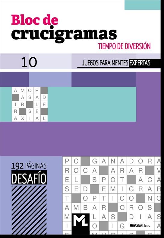 BLOC DE CRUCIGRAMAS DESAFÍO 10 | 9789493361805