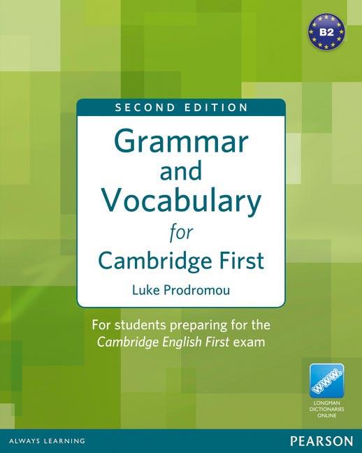GRAMMAR AND VOCABULARY FOR FCE 2ND EDITION WITHOUT KEY PLUS ACCESS TO LONGMAN DICTIONARIES ONLINE | 9781447903055 | PRODROMOU, LUKE