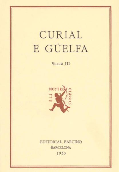 CURIAL E GUELFA III | 9788472262218