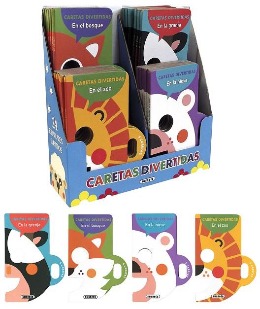 CARETAS DIVERTIDAS (4 TÍTOLS) | 9788467764765 | SUSAETA, EQUIPO