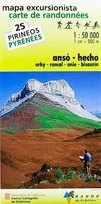 MAPA EXCURSIONISTA-CARTA DE RANDONNÉES ANSÓ-HECHO | 9782841821488