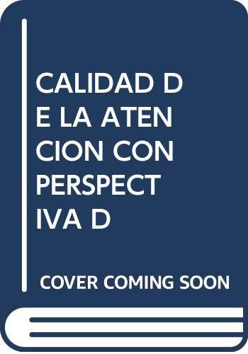 CALIDAD DE LA ATENCIÓN CON PERSPECTIVA GENERO | 9789688569092 | SALAS VALENZUELA, MONSERRAT