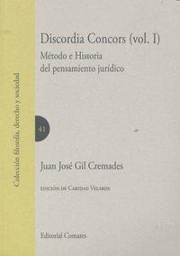 DISCORDIA CONCORS (VOL. I) | 9788490453858 | GIL CREMADES, JUAN JOSE