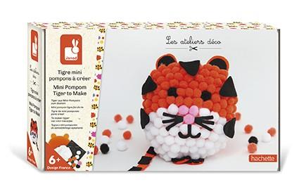 TIGRE DE MINI POMPONES PARA CREAR | 3700217379681