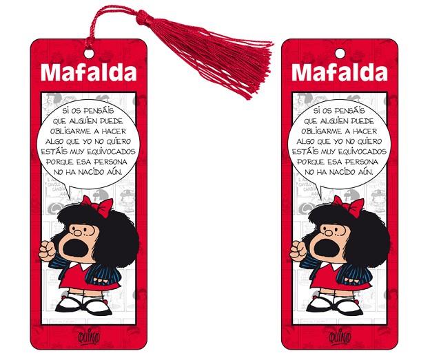 MARCAPÁGINAS 3D MAFALDA (ROJO) | 9788893677097