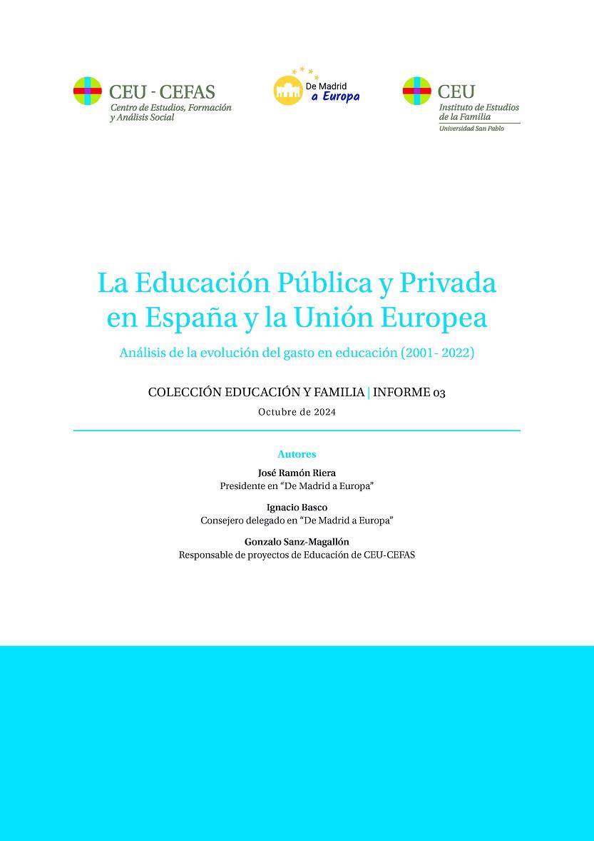 EDUCACIÓN PÚBLICA Y PRIVADA EN ESPAÑA Y LA UNIÓN EUROPEA, LA | 9788419976475 | RIERA, JOSÉ RAMÓN / BASCO, IGNACIO / SANZ-MAGALLÓN REZUSTA, GONZALO