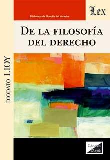 FILOSOFIA DEL DERECHO | 9789564072180 | LIOY, DIODATO