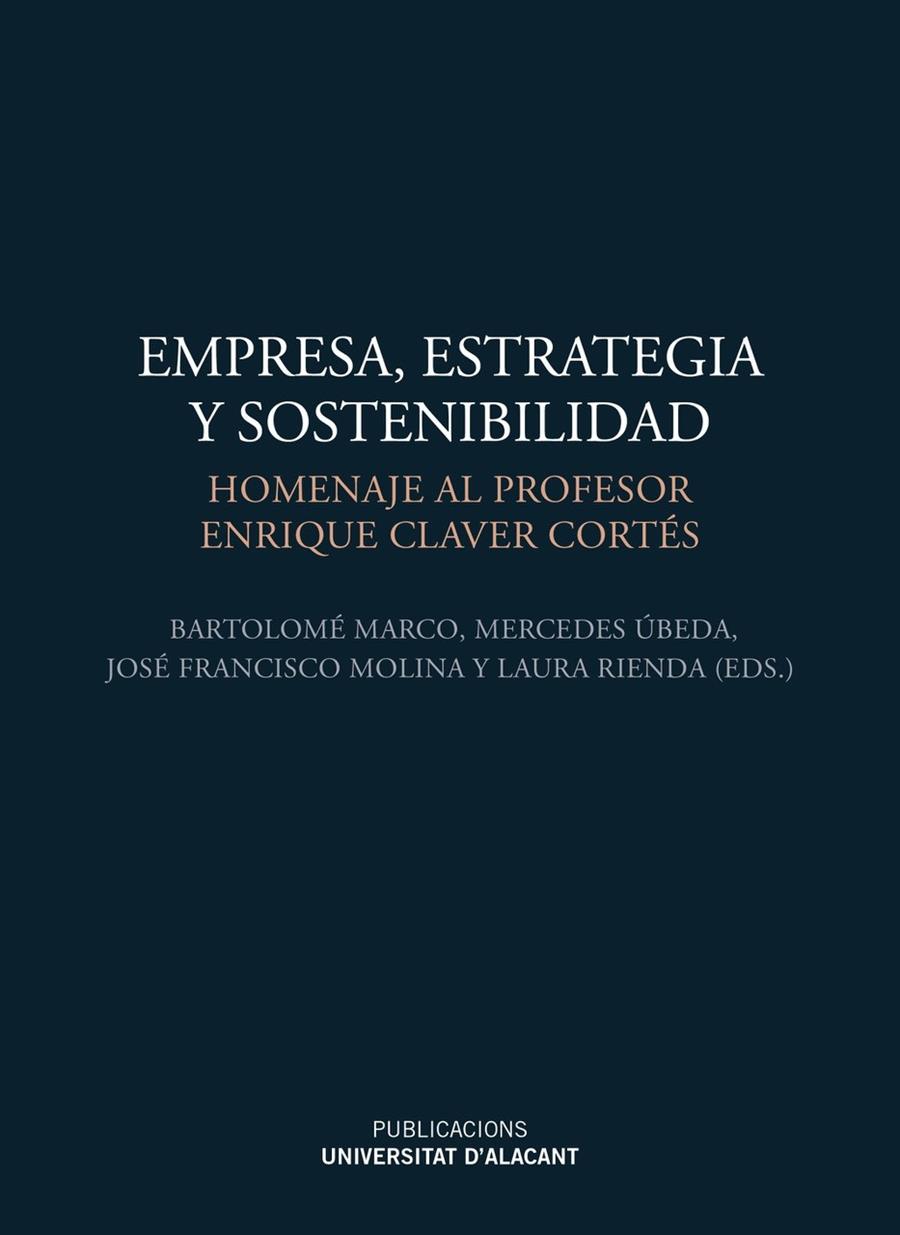 EMPRESA, ESTRATEGIA Y SOSTENIBILIDAD | 9788413021713