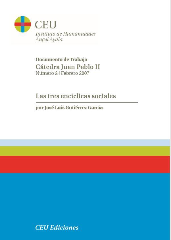TRES ENCICLICAS SOCIALES, LAS | 9788486117801 | GUTIERREZ GARCIA, JOSE LUIS