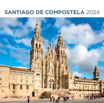 CALENDARI 2024 SOBRETAULA (14X15 CM) SANTIAGO COMPOSTELA | 8424455240804